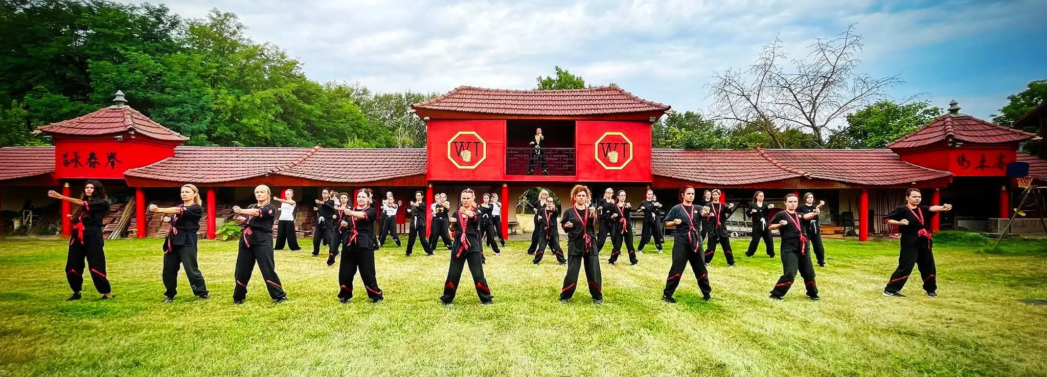 An image showing people in KungFu poses